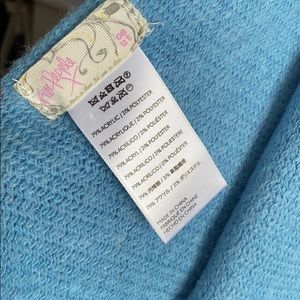 Free people blue shawl